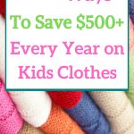 save money on kids clothes