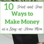 How to make money from home, ways that actually work! Great for a stay at home mom.