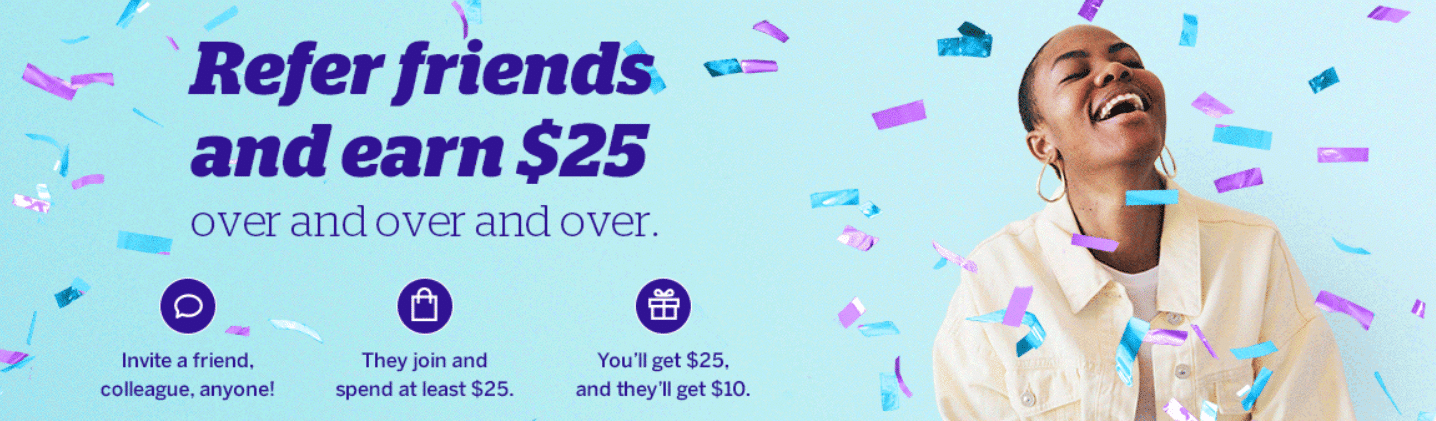 It Pays to Share Refer a Friend earn $25 at Rakuten