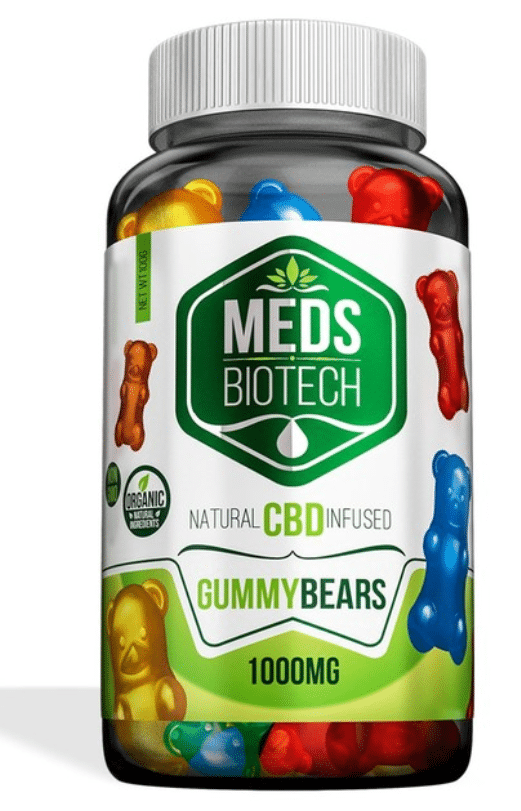 CBD oil infused gummy bears
