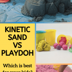 kinetic sand vs playdoh