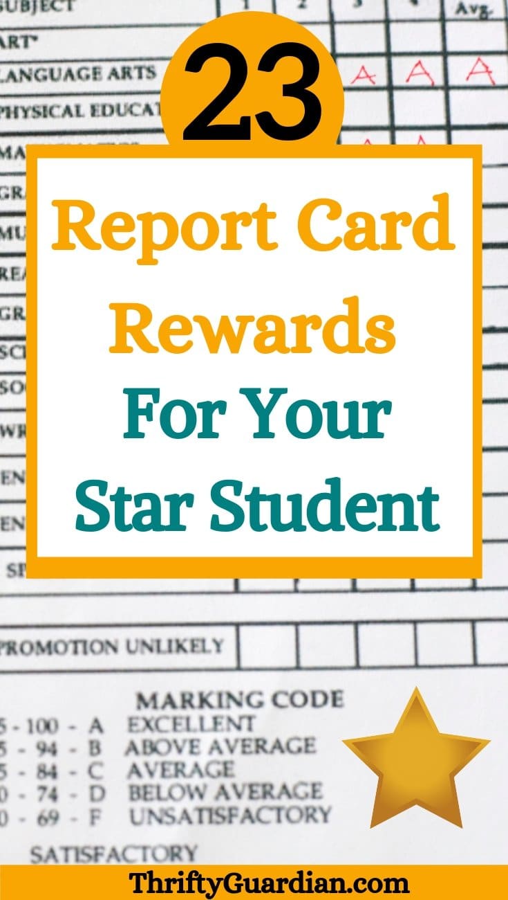 report card rewards