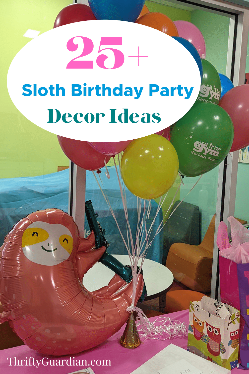 Throwing a Sloth Themed Birthday Party